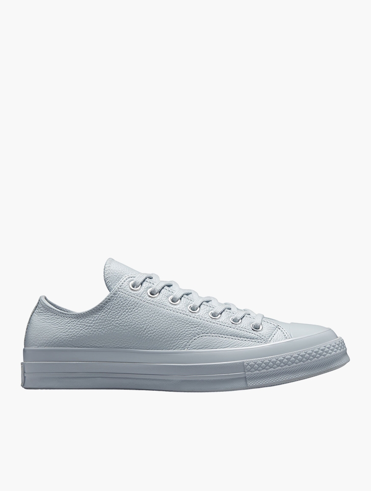 Grey leather top converse womens